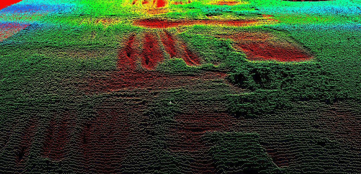 Preventive Maintenance: Pointcloud of surface defects of a bearing raceway