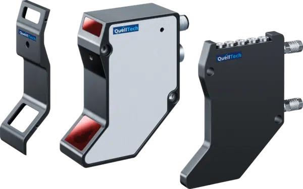 Q4 laser scanner with cooling plate and protective glass